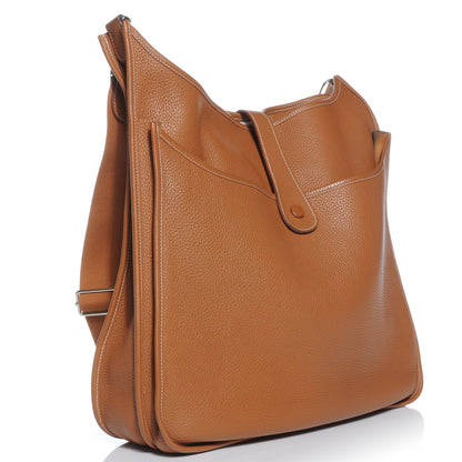 Hermes Taurillon Clemence Evelyne TGM III Gold 3 of 8