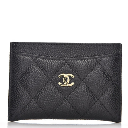 Chanel Caviar Quilted Card Holder Black 1 of 8