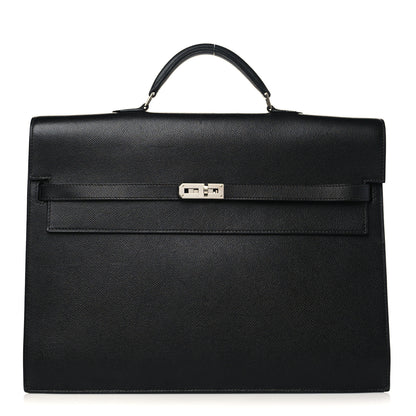 Hermes Epsom Kelly Depeche 38 Black 1 of 9