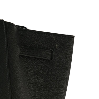 Celine Soft Grained Calfskin Medium Belt Cabas Phantom Black 10 of 13