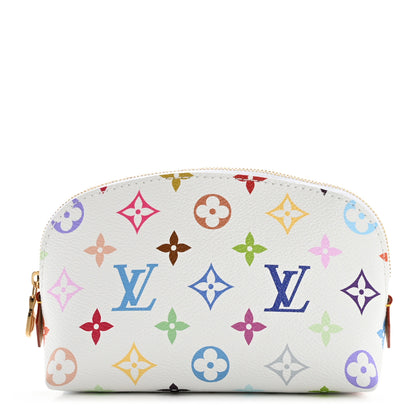 Louis Vuitton LV x TM Monogram Multicolor Cosmetic Pouch PM White 1 of 7
