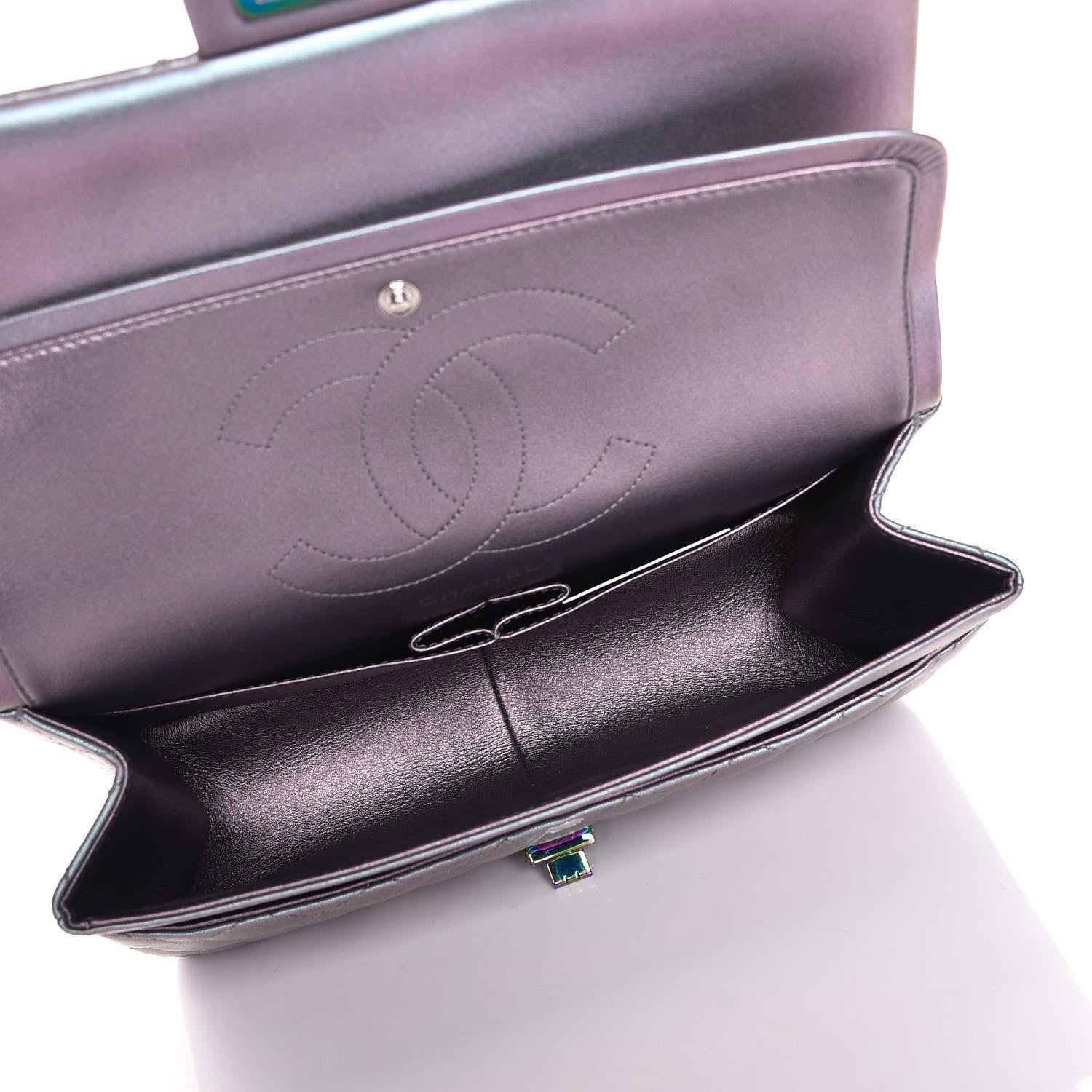 Chanel Iridescent Lambskin Quilted 2.55 Reissue 226 Flap Light Purple 8 of 9
