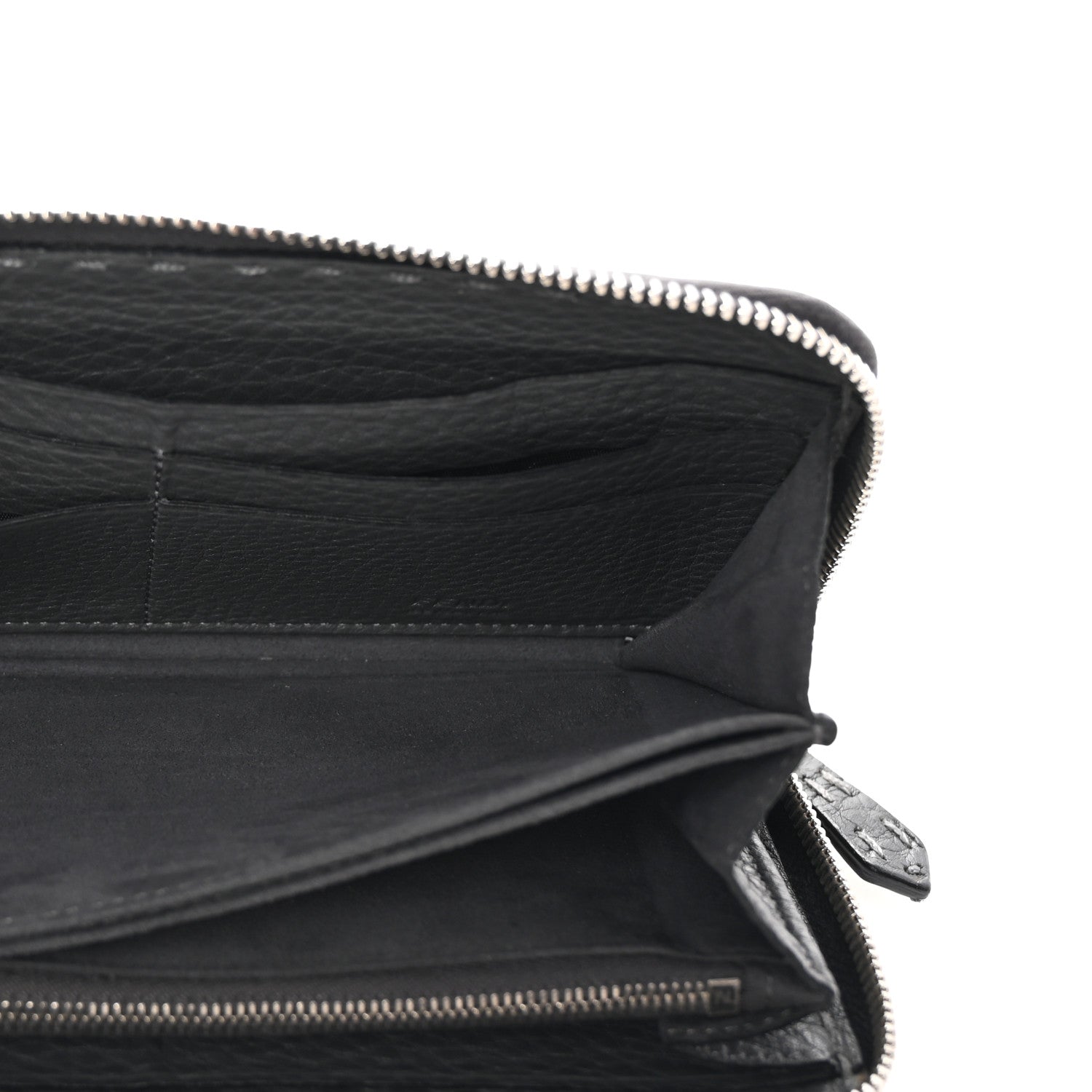 Fendi Cuoio Romano Selleria Zip Around Wallet Argilla 5 of 9