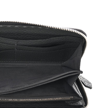Fendi Cuoio Romano Selleria Zip Around Wallet Argilla 5 of 9