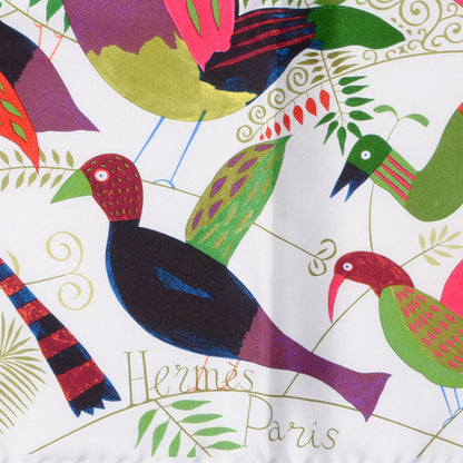 Hermes Silk Le Bal Des Oiseaux Scarf 90 3 of 5
