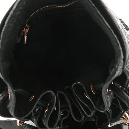 Alexander Wang Pebbled Lambskin Diego Bucket Black Rose Gold Hardware 5 of 12