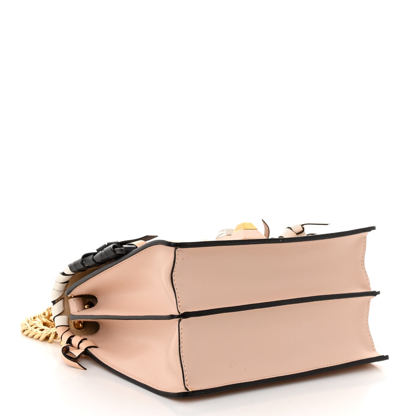 Vitello Liberty Whipstitch Bow Small Kan I Shoulder Bag Plaster Multicolor