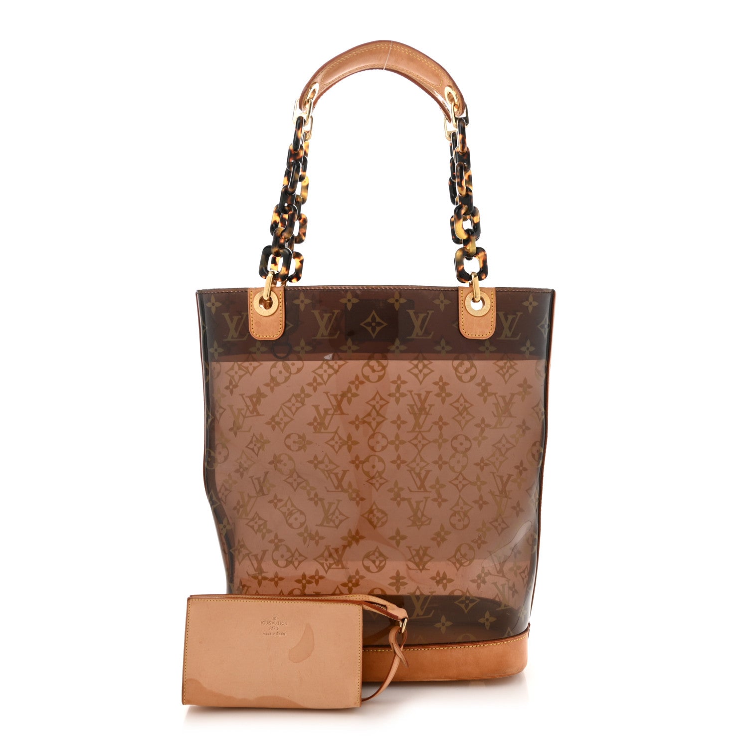 Louis Vuitton Vinyl Cabas Sac Ambre MM 3 of 15