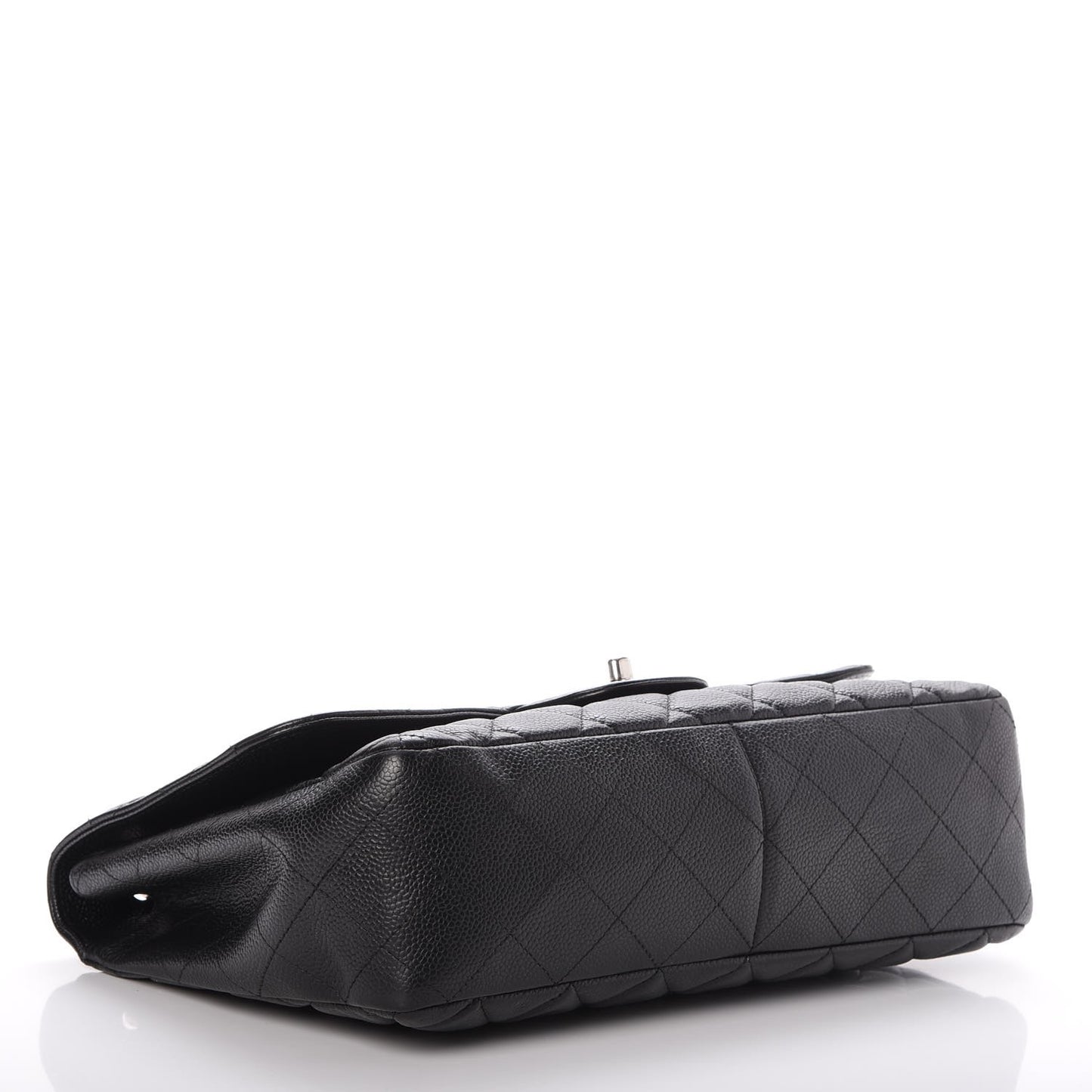 Caviar Quilted Jumbo Single Flap Black