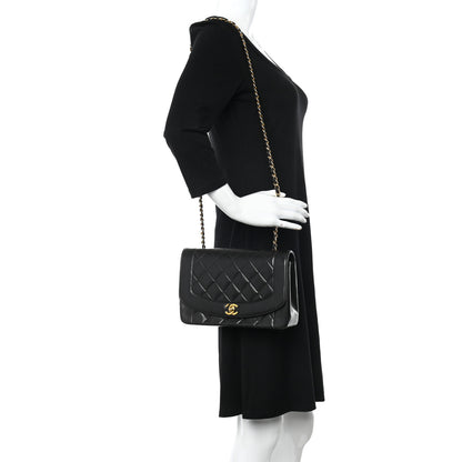 Chanel Lambskin Quilted Medium Single Flap Black 2 of 11