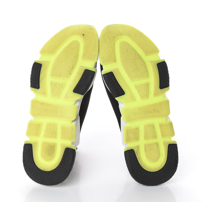 Balenciaga Neoprene Knit Womens Speed Sneakers 43 Black White Yellow Fluo 5 of 5