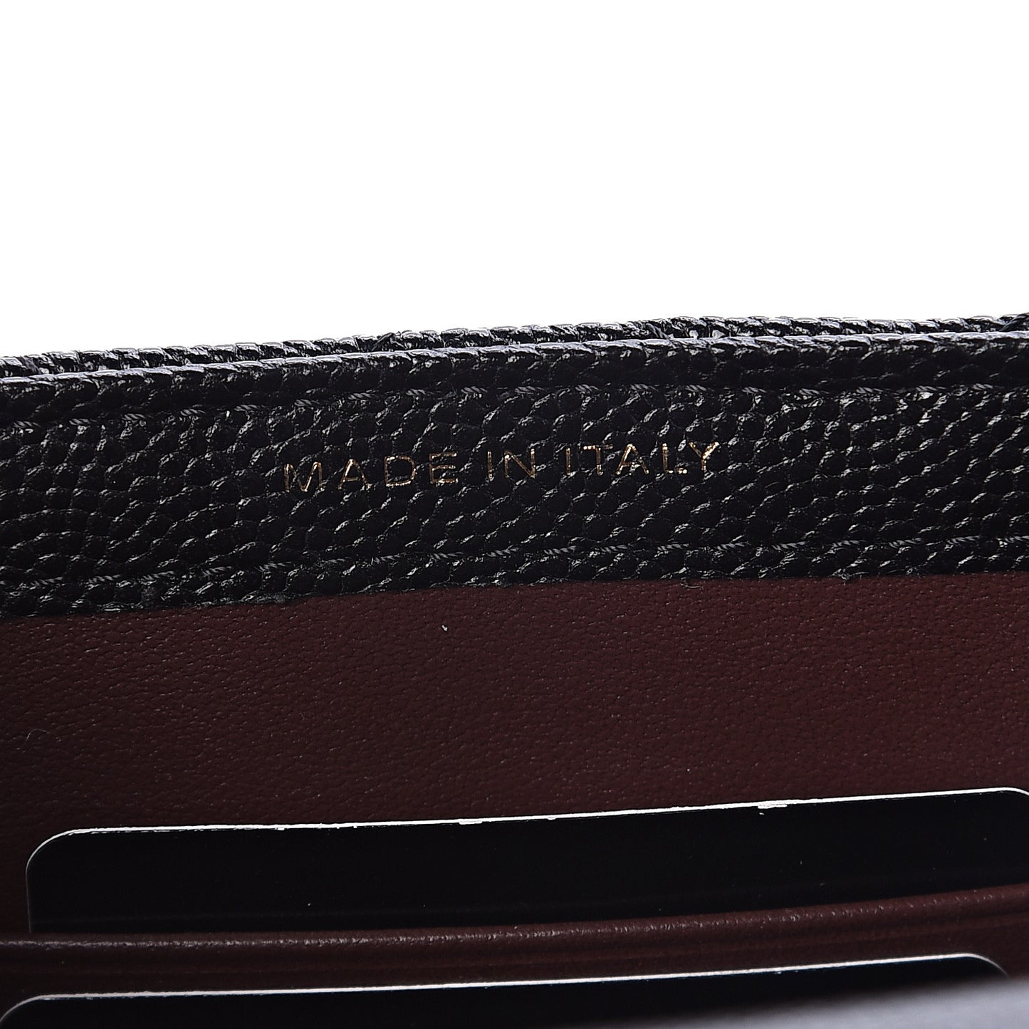 Caviar Quilted Phone Chain Clutch Black