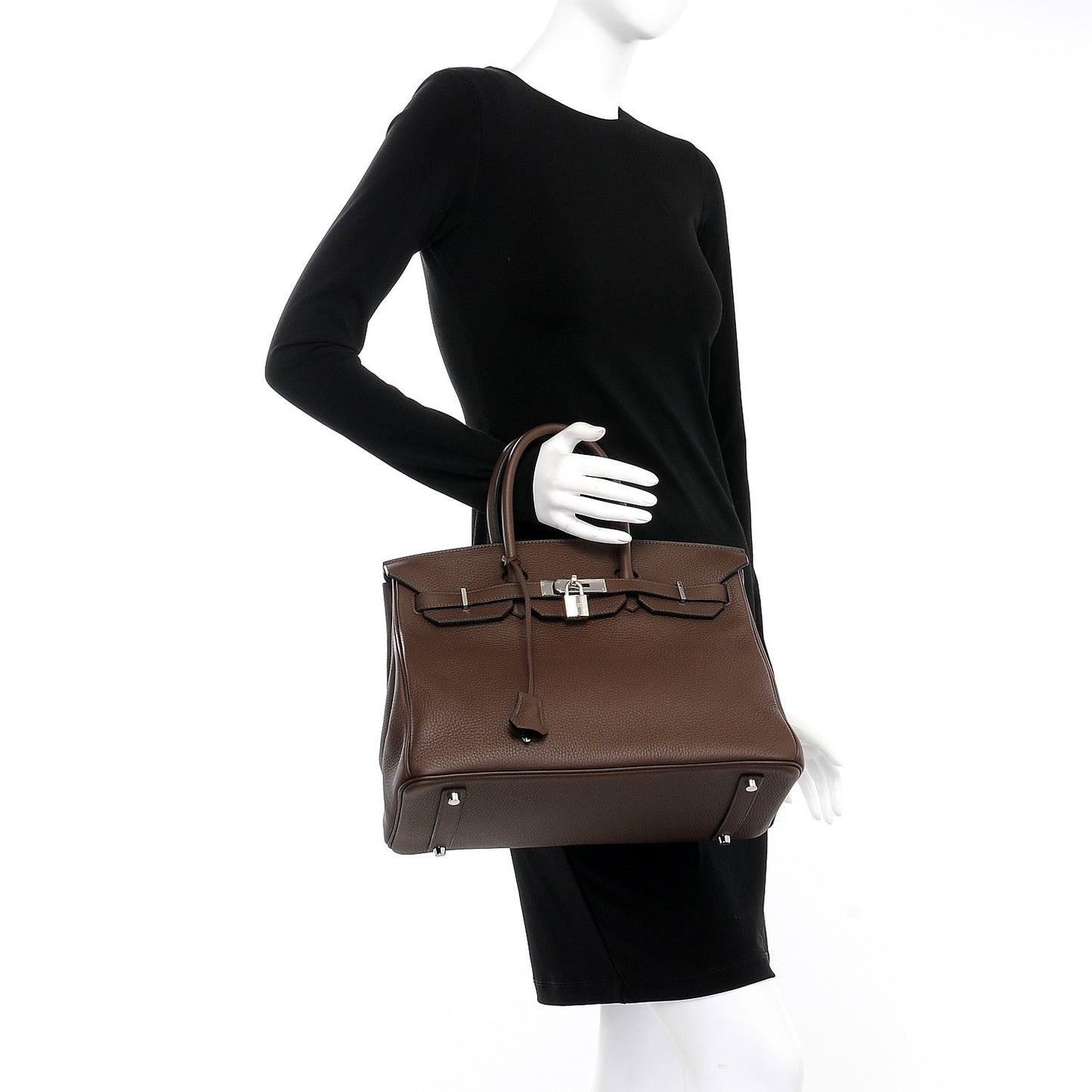 Taurillon Clemence Birkin 35 Cacao