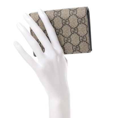 Gucci GG Supreme Monogram Card Case Beige 2 of 8