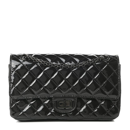 Chanel Patent Calfskin Quilted 2.55 Reissue 225 Flap So Black 1 of 14