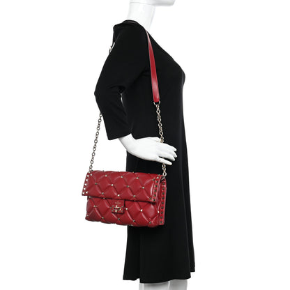 Valentino Garavani Nappa Candystud Crossbody Red 2 of 11