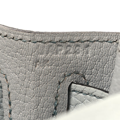 Hermes Taurillon Clemence Kelly Retourne 28 Bleu Pale 7 of 11