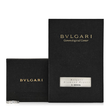 Bulgari Platinum Diamond .34ct B.Zero1 Engagement Ring 53 6.5 7 of 7