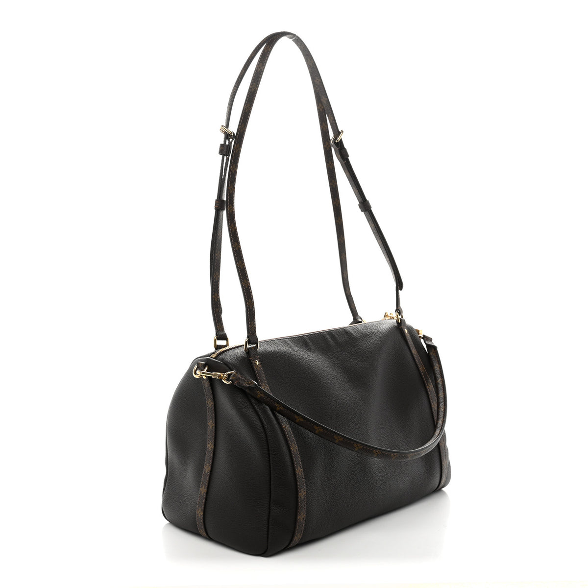 Louis Vuitton Calfskin Monogram Express MM Mahogany 3 of 9