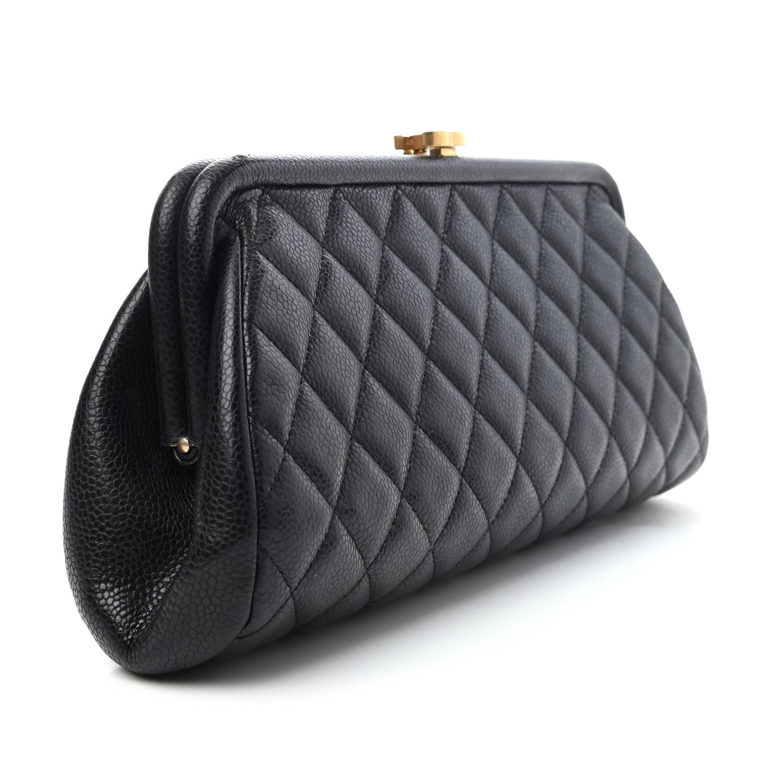 Chanel Caviar Quilted Timeless Clutch Black 2 of 4