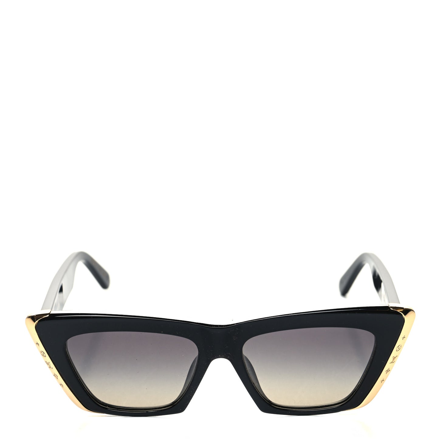Acetate LV Moon Cat Eye Sunglasses Z1655E Black