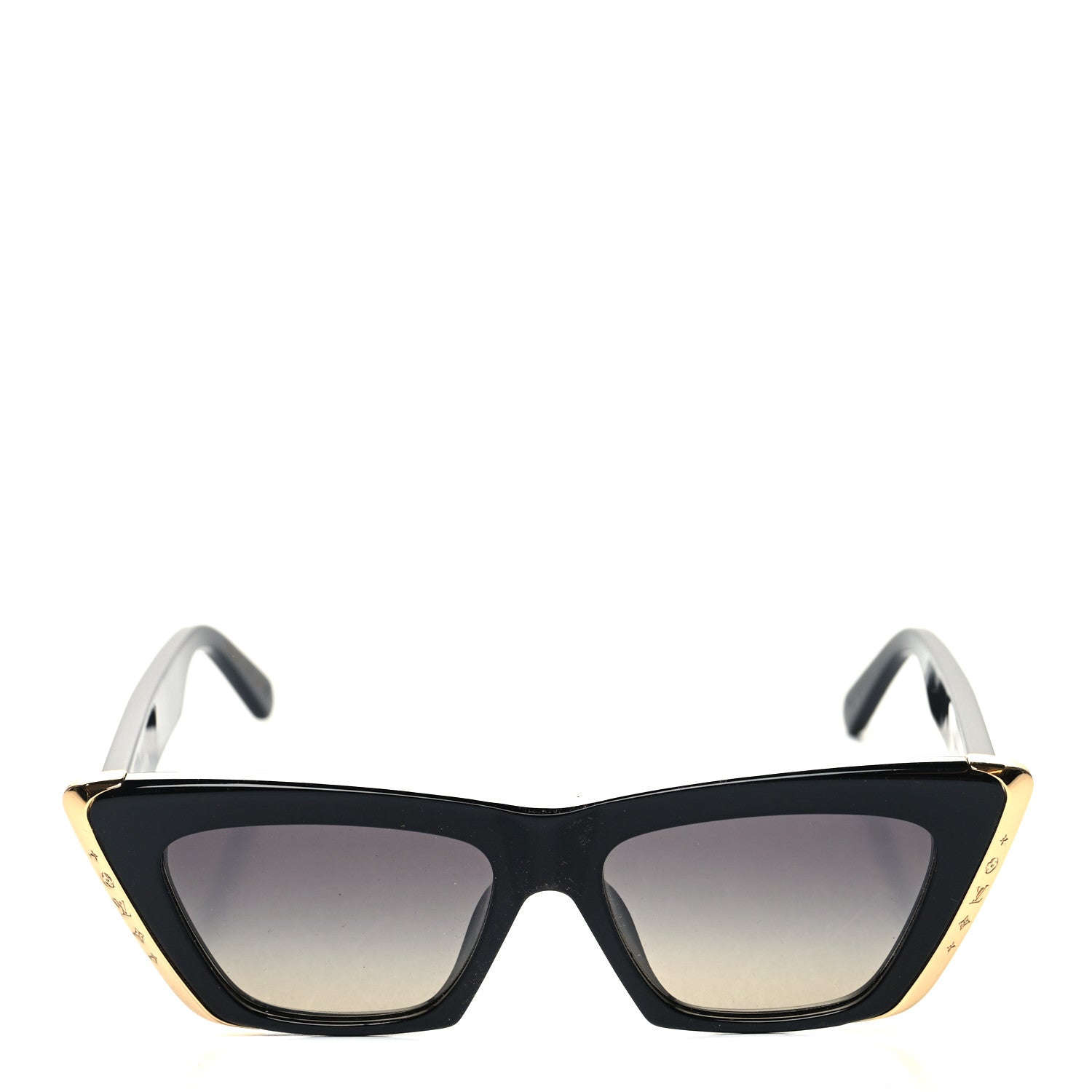 Louis Vuitton Acetate LV Moon Cat Eye Sunglasses Z1655E Black 2 of 9