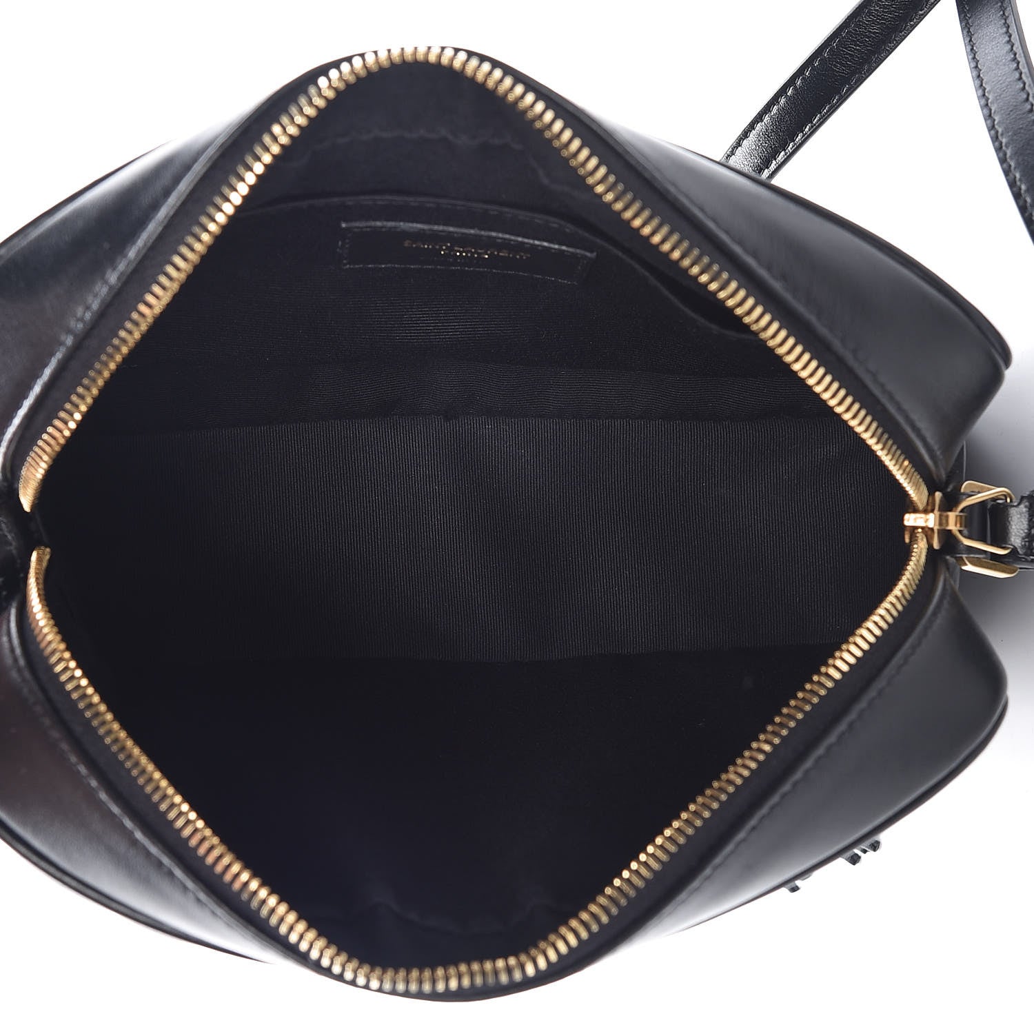 Saint Laurent Calfskin Matelasse Monogram Lou Camera Bag Black 5 of 7