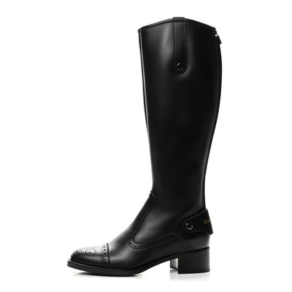 Christian Dior Calfskin D-Folk Boot 36 Black 1 of 9