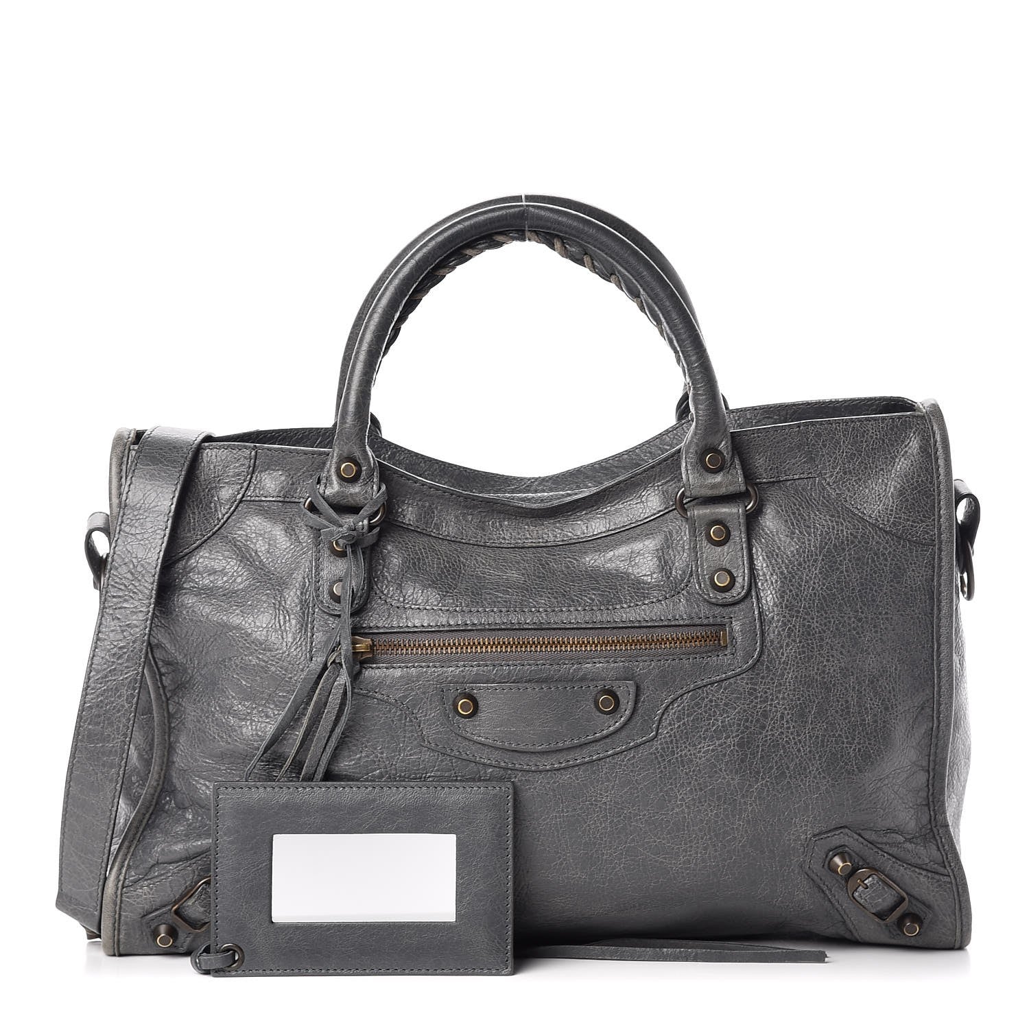 Balenciaga Agneau Classic Hardware City Gris Tarmac 1 of 10