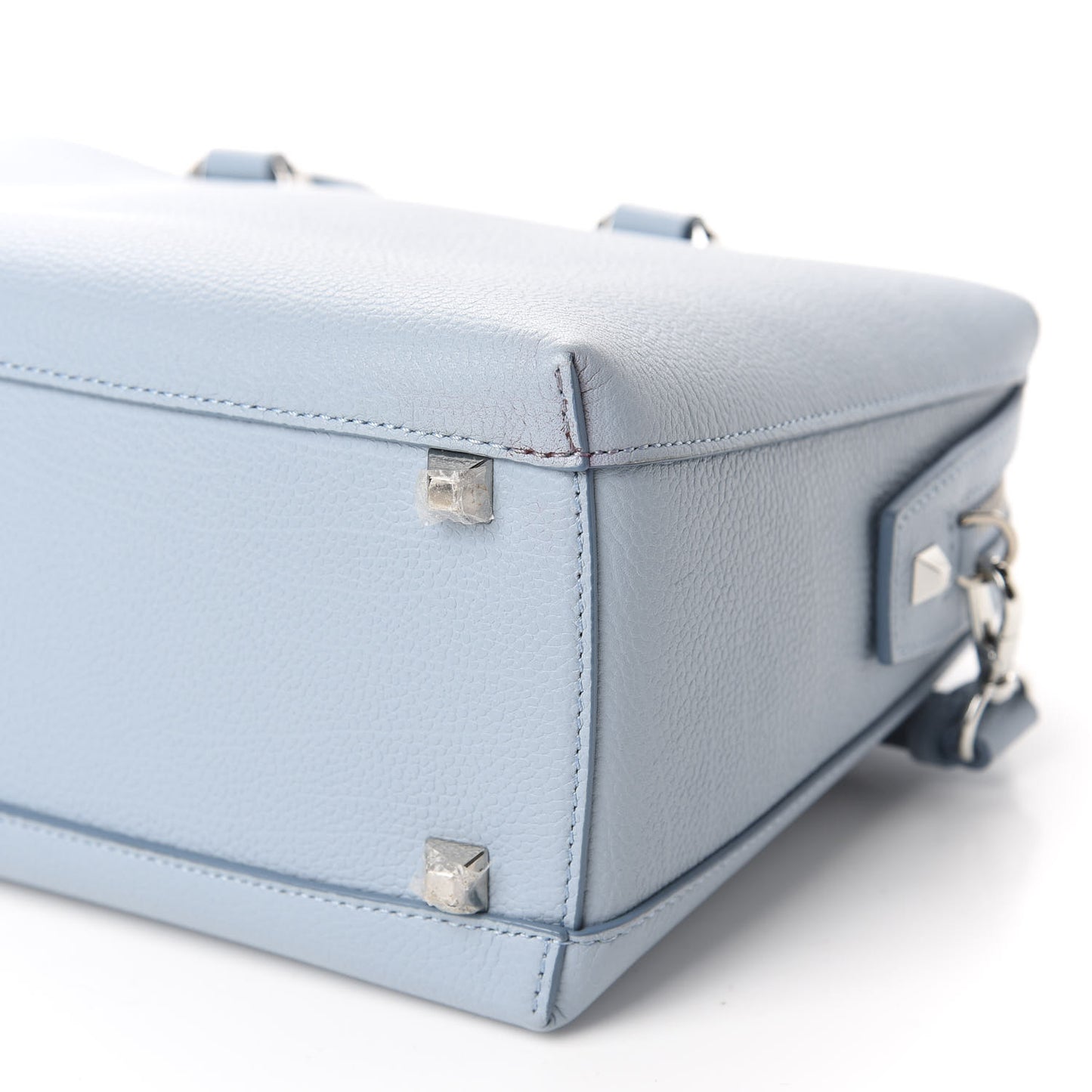 Grained Calfskin Medium Ella Boston Sky Blue