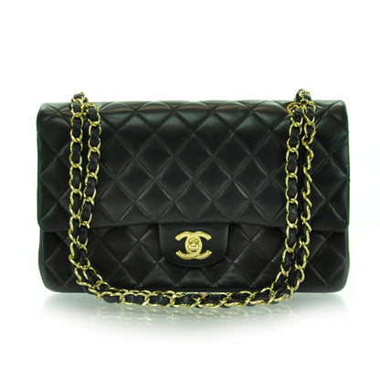 Chanel Lambskin Quilted Small Double Flap Black 1 of 11