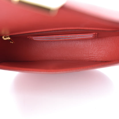 Celine Grained Calfskin Small Trotteur Poppy 7 of 10
