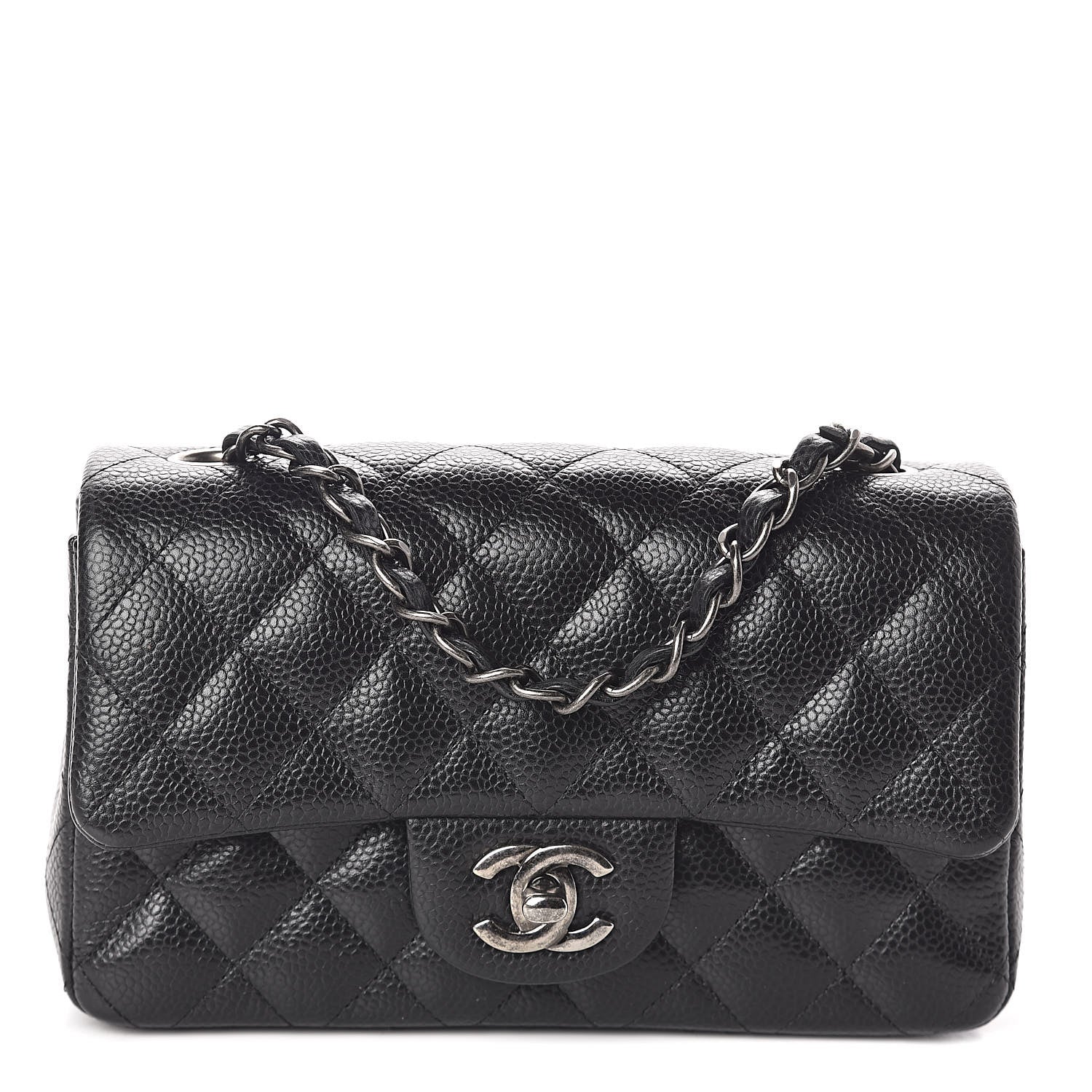 Chanel Caviar Quilted Mini Rectangular Flap Black 1 of 10