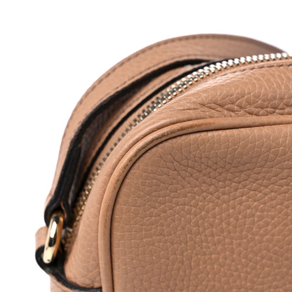 Gucci Pebbled Calfskin Small Soho Disco Bag Camelia 16 of 17
