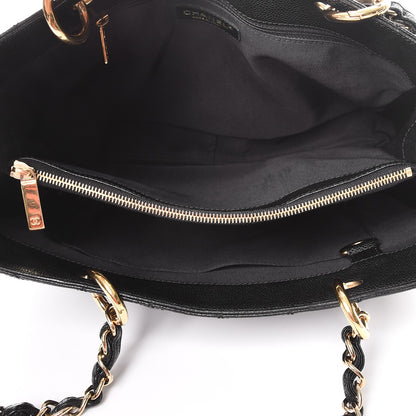 Chanel Caviar Quilted Grand Shopping Tote GST Black 5 of 11
