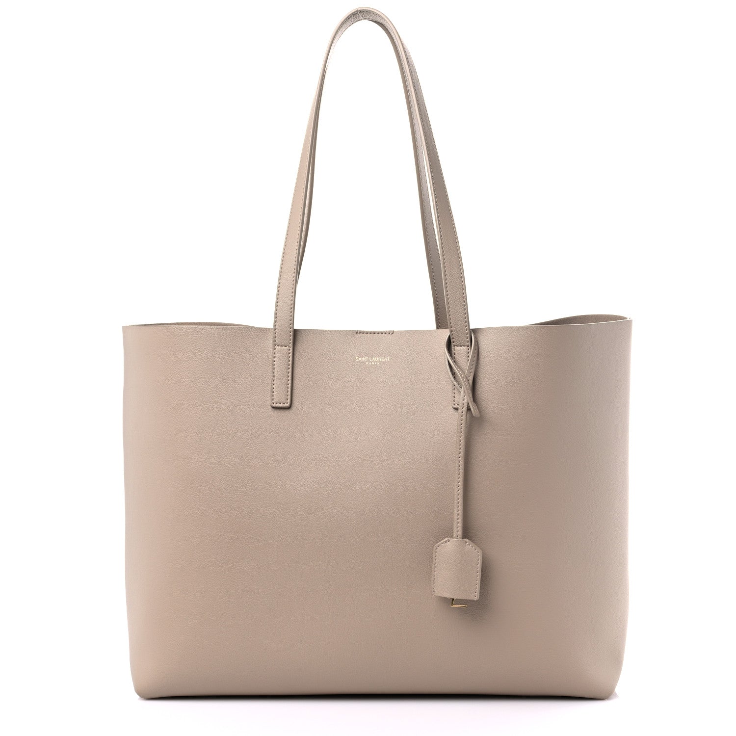 Saint Laurent Calfskin Large Shopping Tote Beige 3 of 11