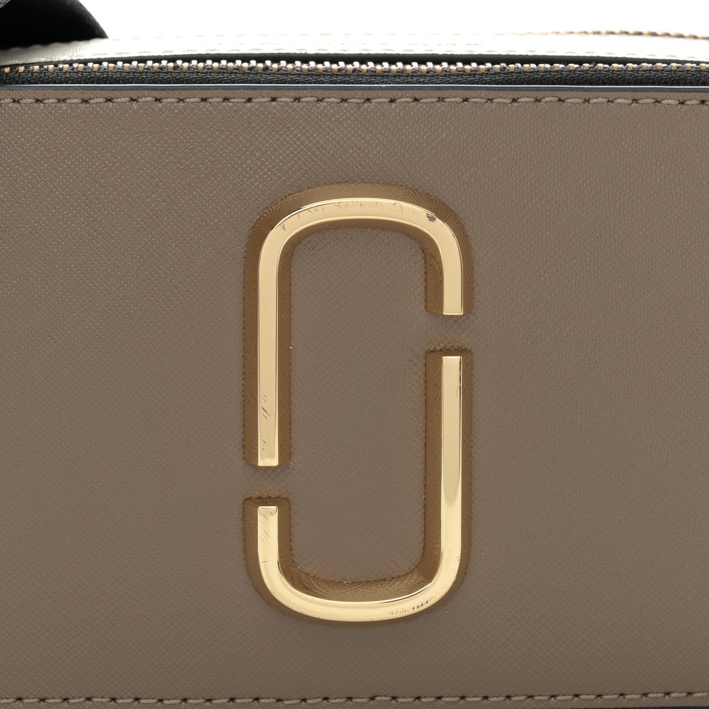Saffiano Small Snapshot Camera Bag Sandcastle