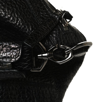 Givenchy Glazed Pebbled Calfskin Large Nightingale Black 9 of 11