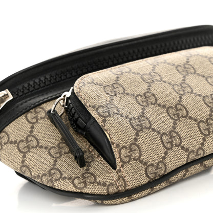 Gucci GG Supreme Monogram Belt Bag Black 9 of 10