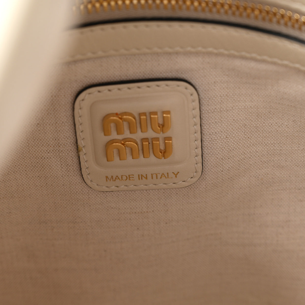 Miu Miu Nappa Ivy Bag Talco 6 of 9