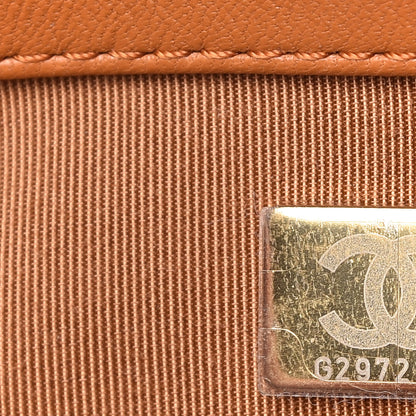 Chanel Lambskin Quilted Medium Chanel 19 Flap Light Brown 9 of 10