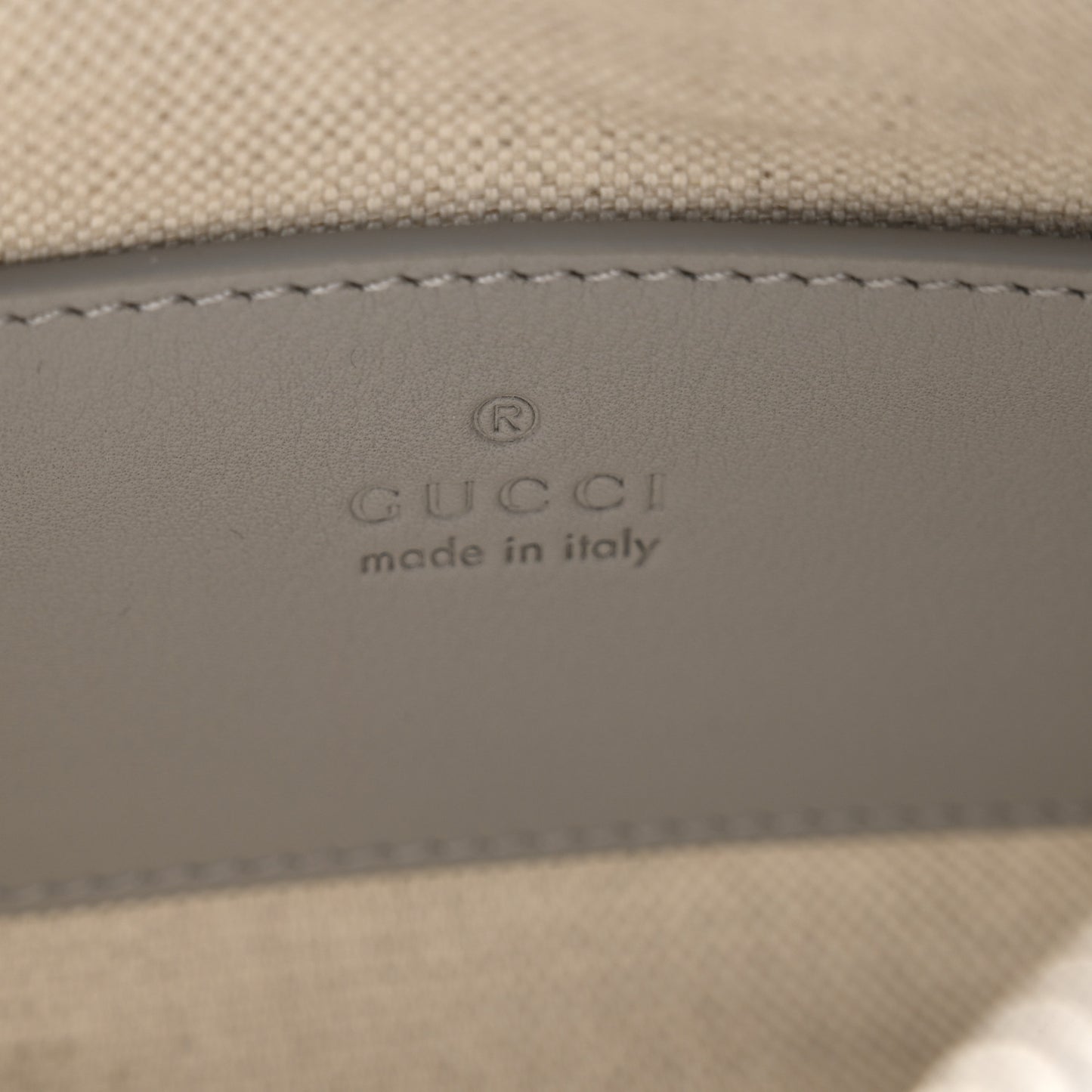 Shine Guccissima Emblem Small Shoulder Bag Silver