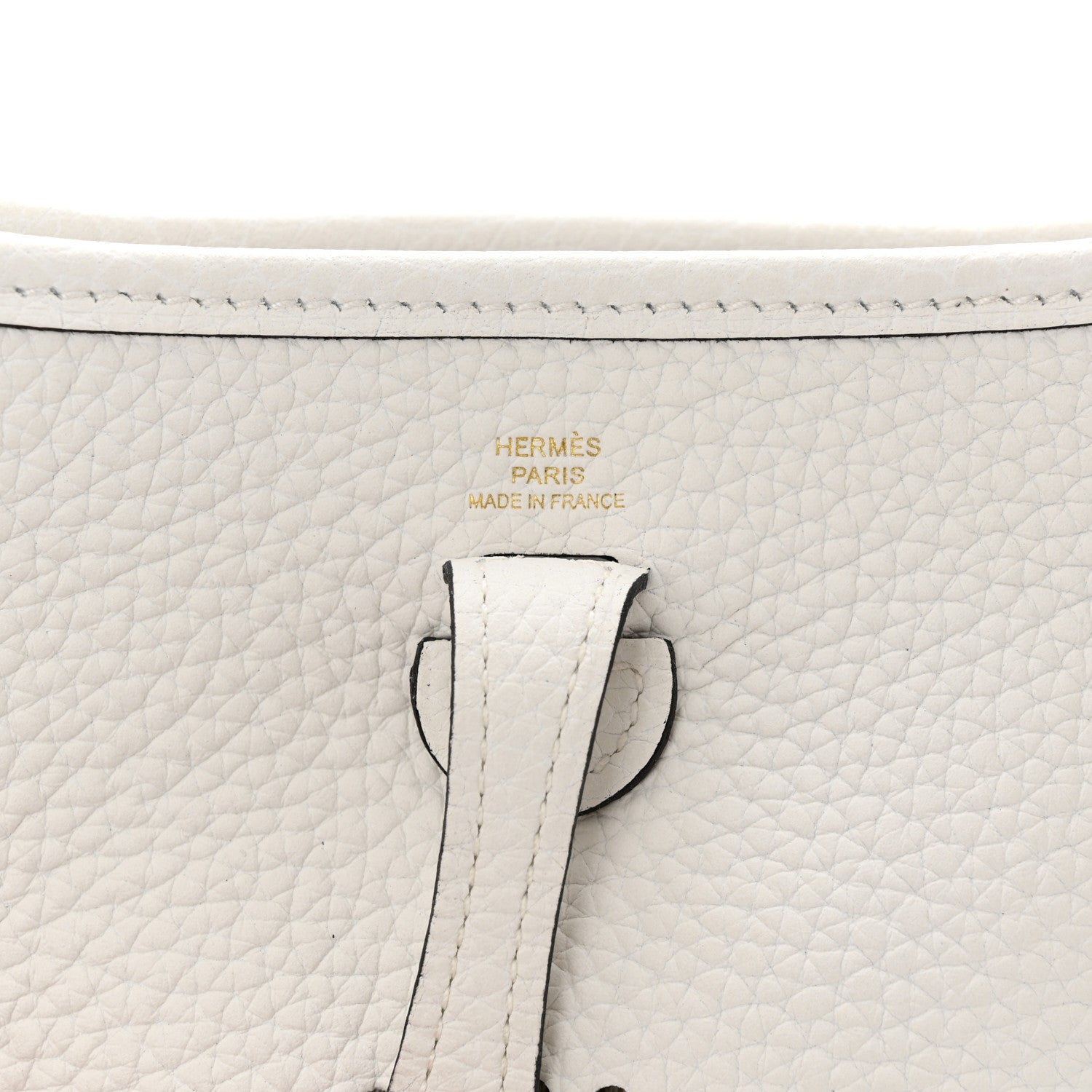 Hermes Taurillon Clemence Amazone Evelyne TPM New White 6 of 11