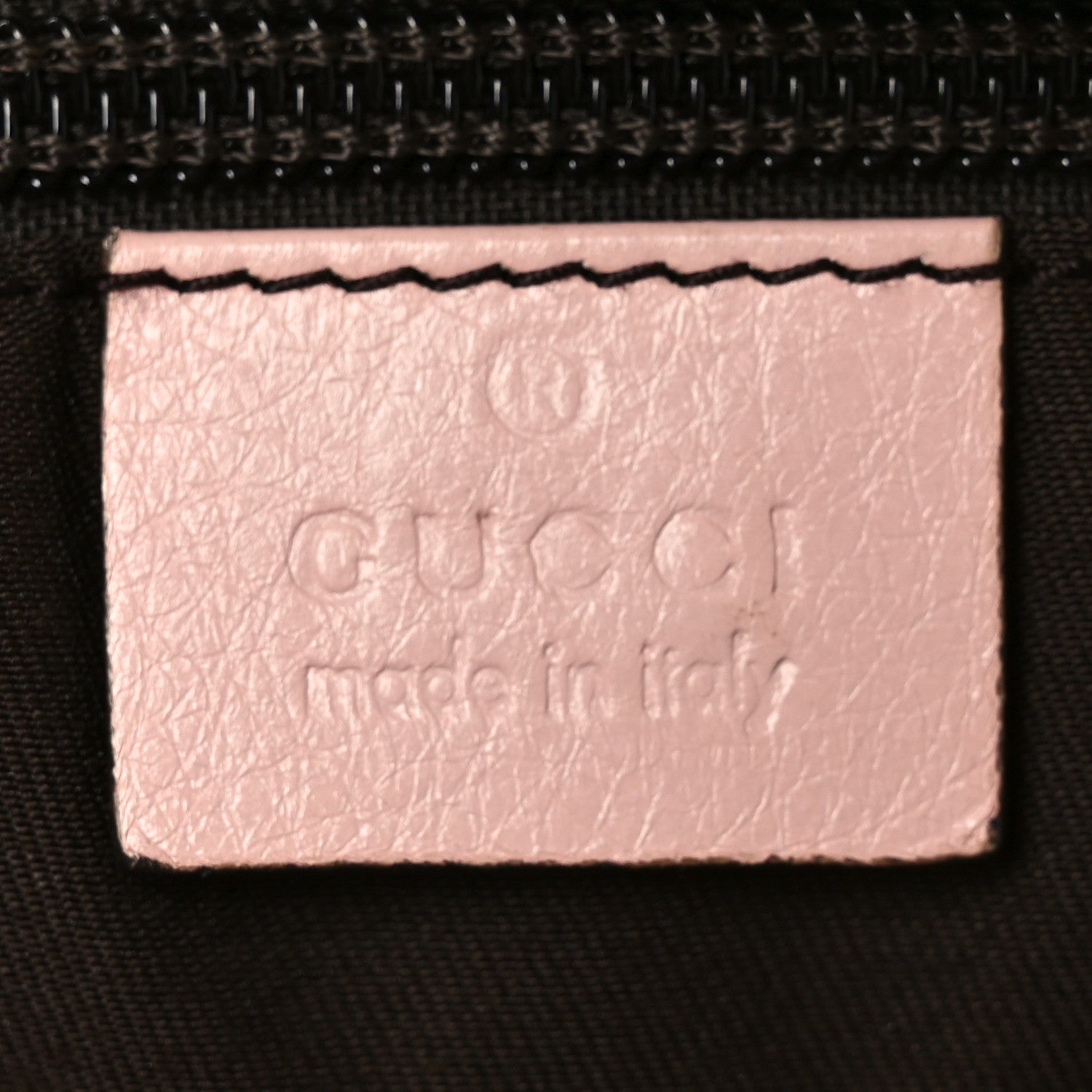 Gucci GG Monogram Medium Web Handle Bucket Tote Pink Blue 5 of 10
