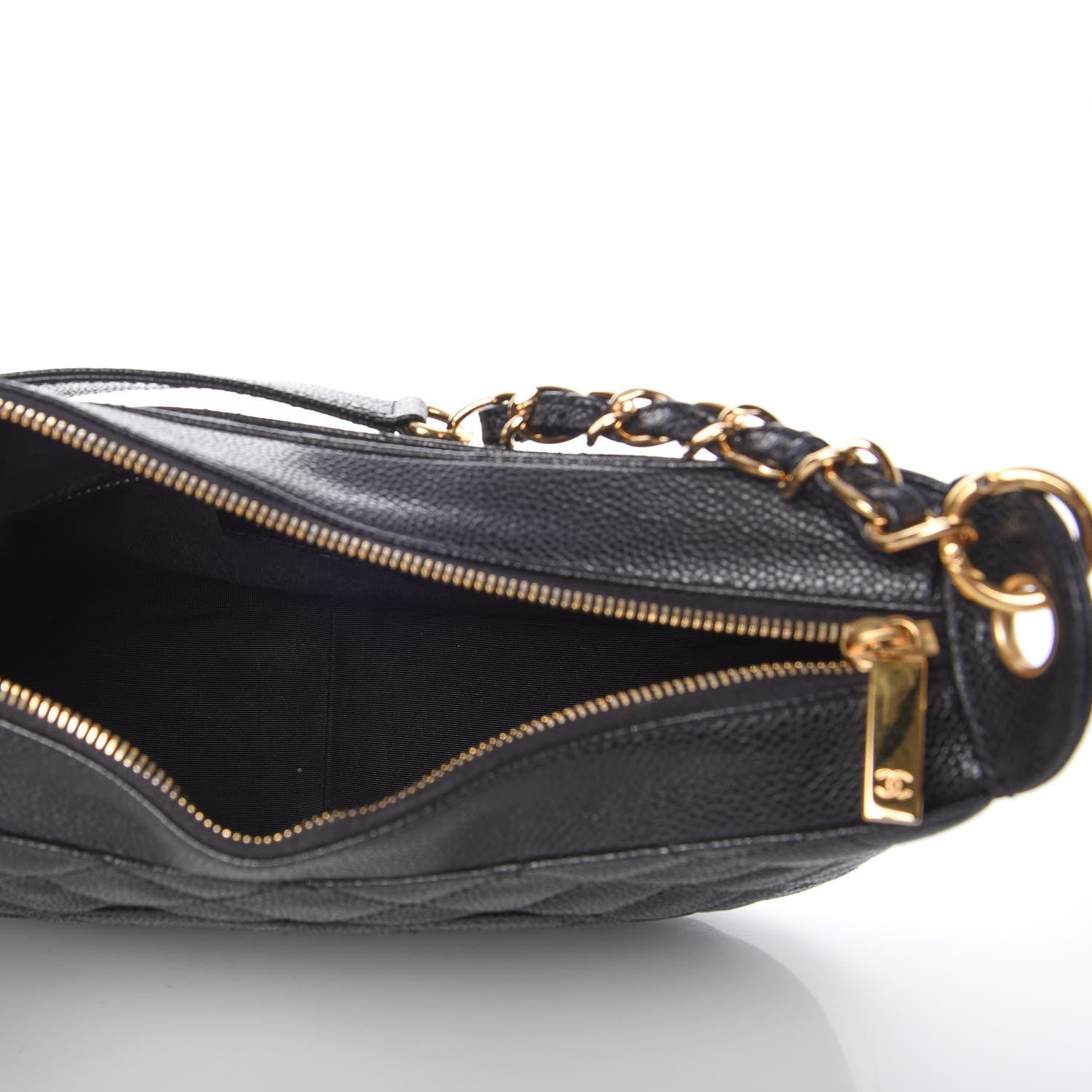 Chanel Caviar Quilted Hobo Black 5 of 9