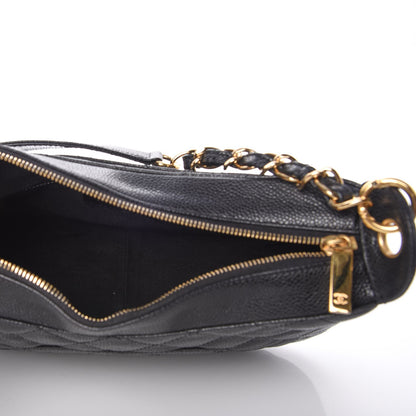 Chanel Caviar Quilted Hobo Black 5 of 9