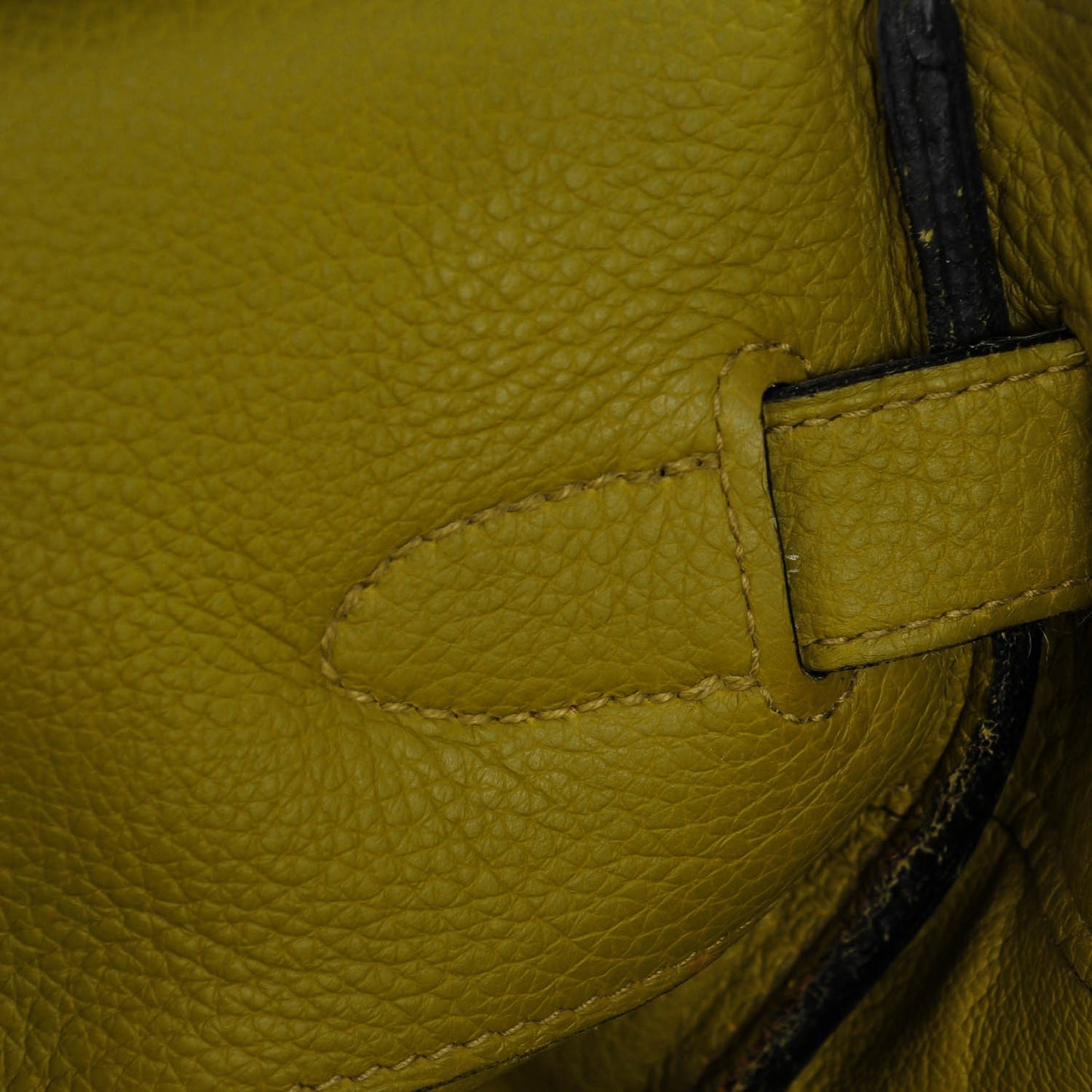 Taurillon Clemence JPG Birkin 42 Chartreuse