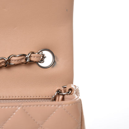Chanel Patent Calfskin Quilted Mini Rectangular Flap Light Pink 9 of 10