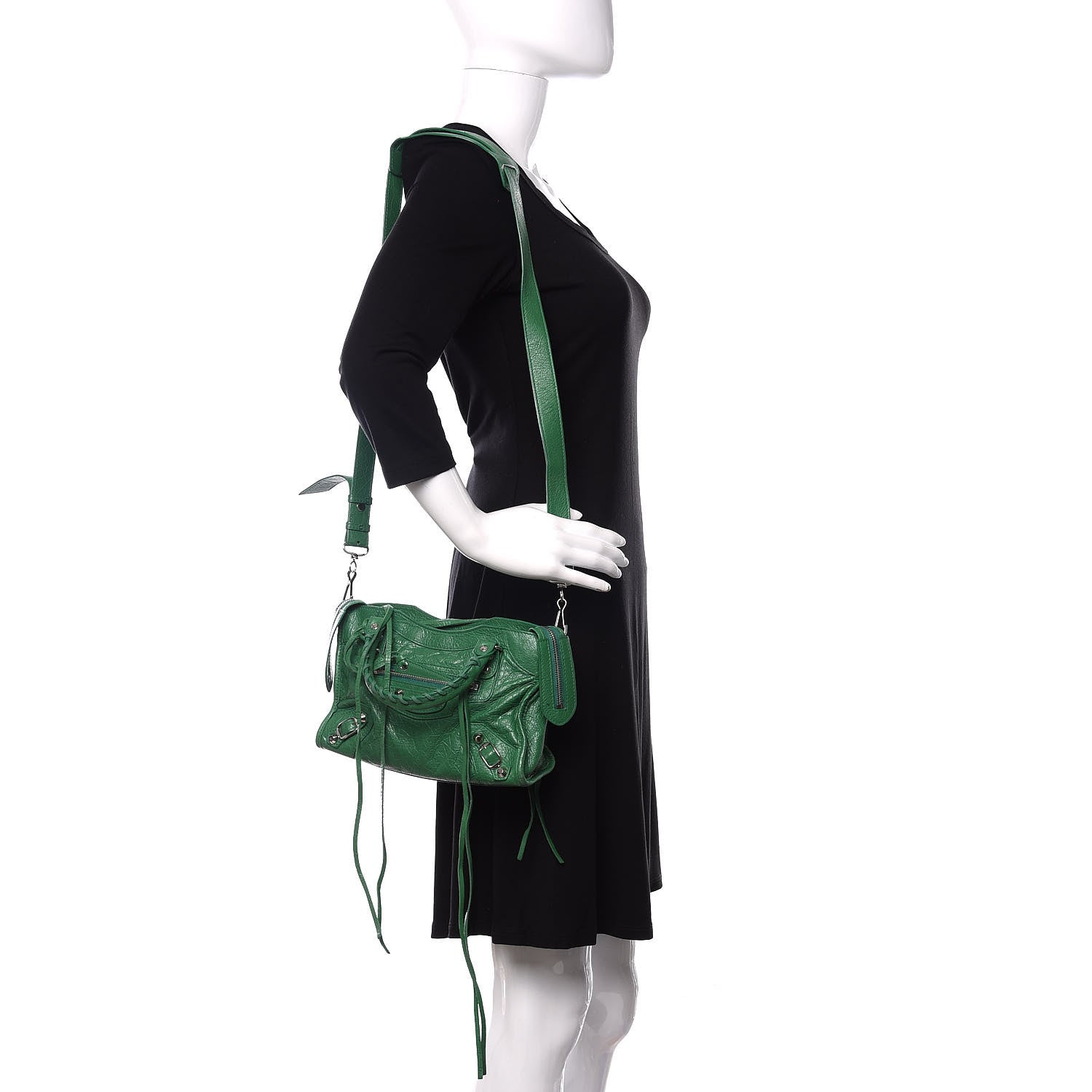 Balenciaga Agneau Classic Hardware Mini City Vert Emeraude 3 of 13