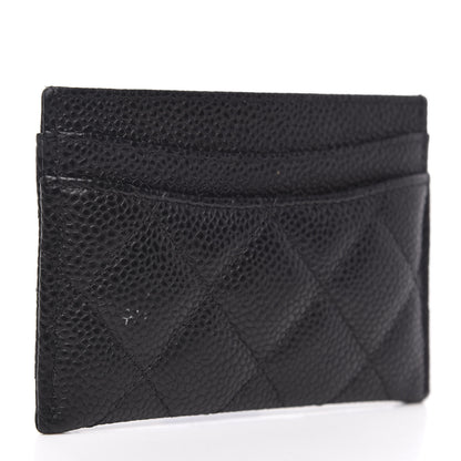 Chanel Caviar Quilted Card Holder Black 3 of 10